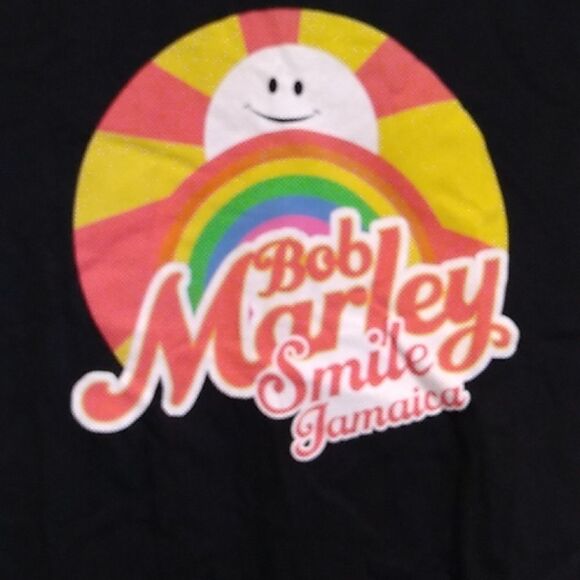 Bob Marley Zion Rainbow Smile Tee New - Picture 2 of 4
